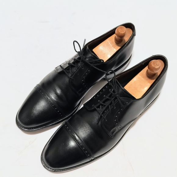 ALLEN EDMONDS "Clifton" Cap Toe Brogue Dress Shoes 3308 Men's Size 8 D - Picture 1 of 12